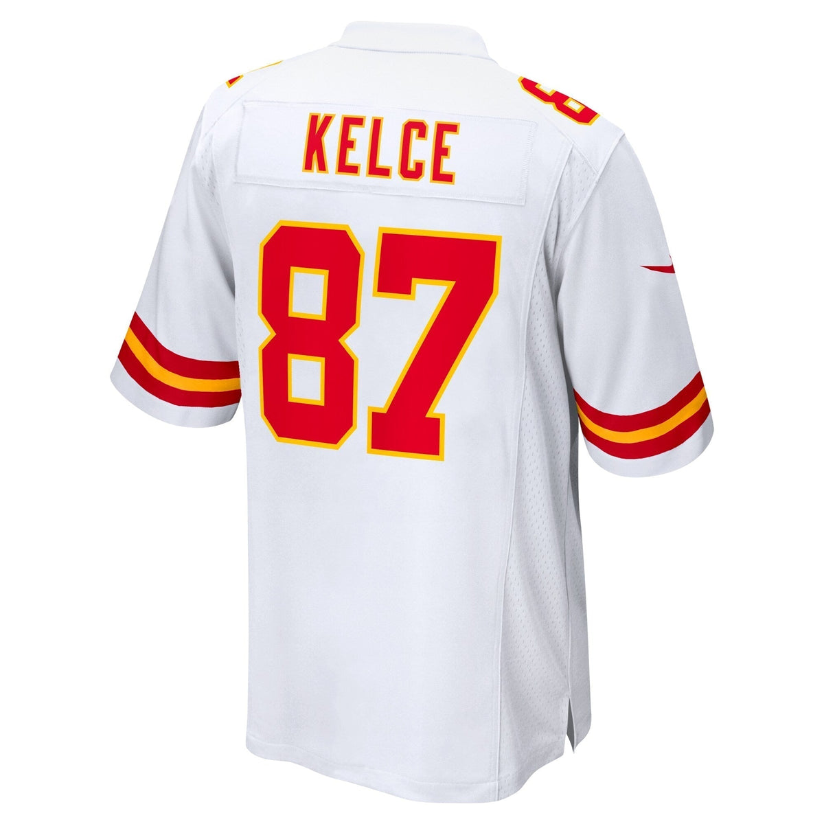 Travis Kelce Kansas City Chiefs  Super Bowl LVII Patch Away Game Jersey - White