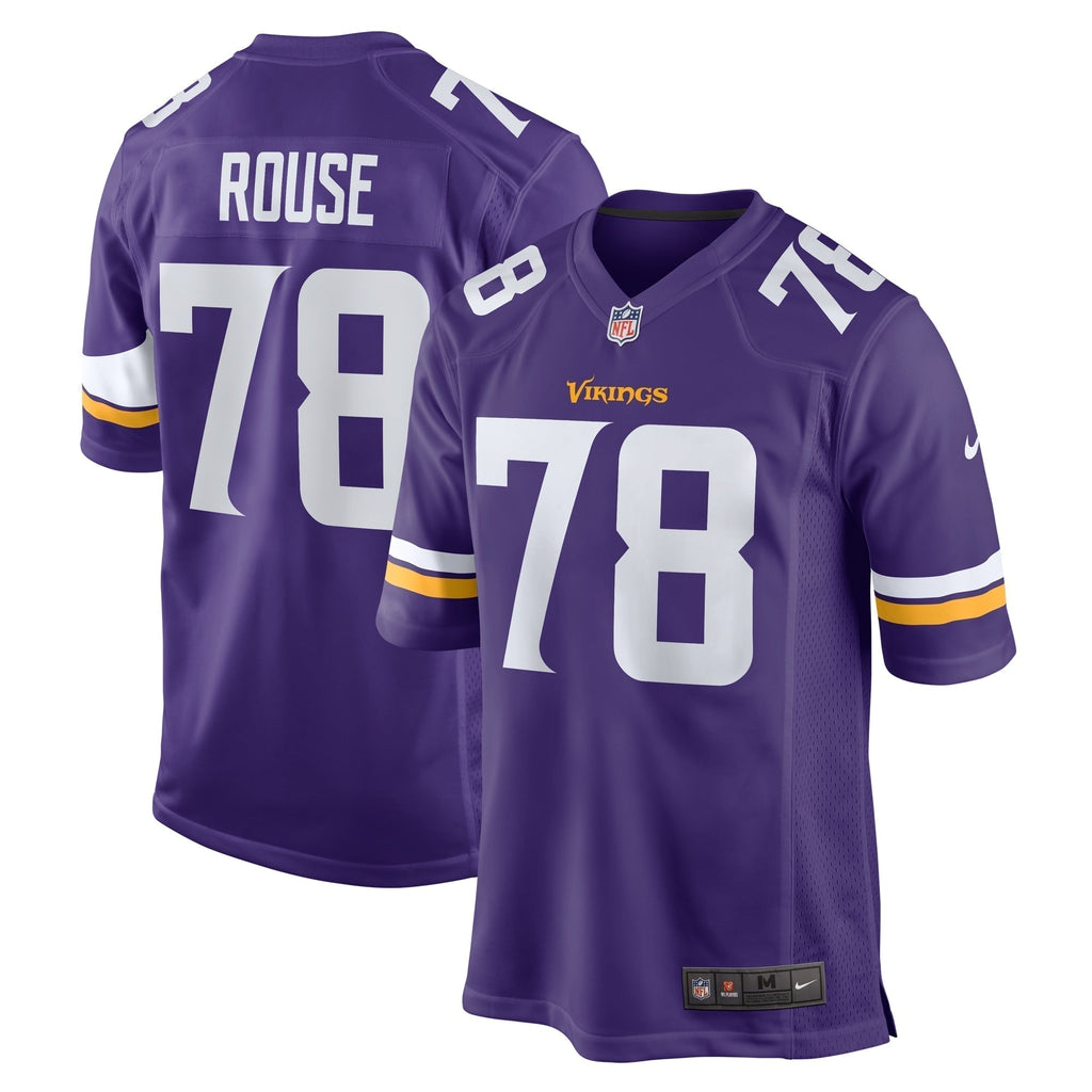 Walter Rouse Minnesota Vikings  Game Jersey -  Purple