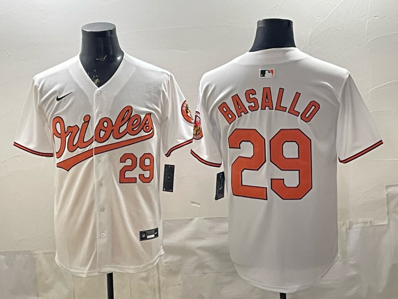 Men's Baltimore Orioles Samuel Basallo White Home Limited Player Jersey