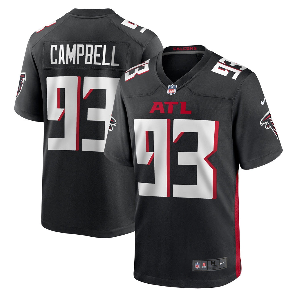 Calais Campbell Atlanta Falcons  Game   Jersey - Black