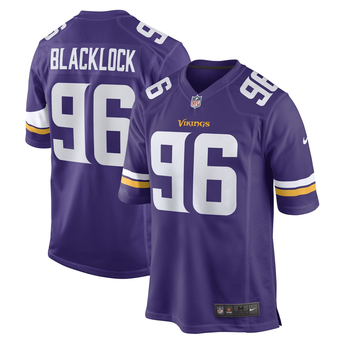 Ross Blacklock Minnesota Vikings  Game   Jersey - Purple