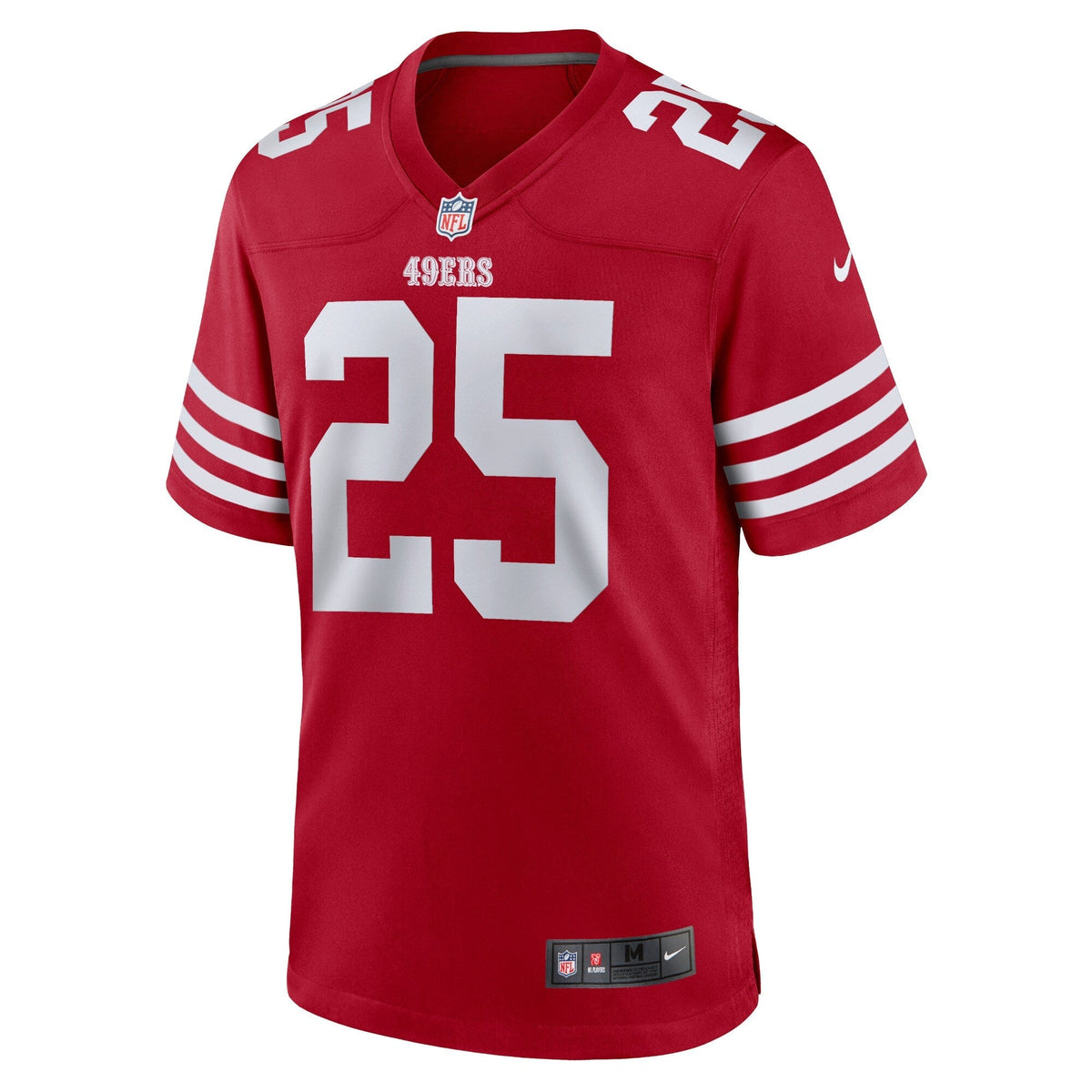 Elijah Mitchell San Francisco 49ers  Team   Game Jersey - Scarlet