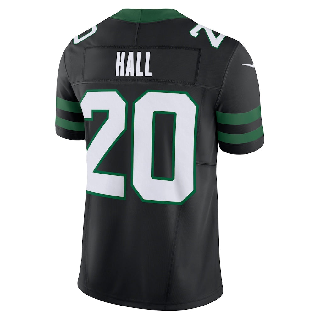 NY.Jets #20 Breece Hall Black Alternate Vapor F.U.S.E. Limited Jersey