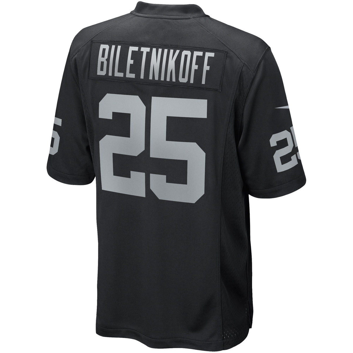 Fred Biletnikoff Las Vegas Raiders  Game Retired   Jersey - Black