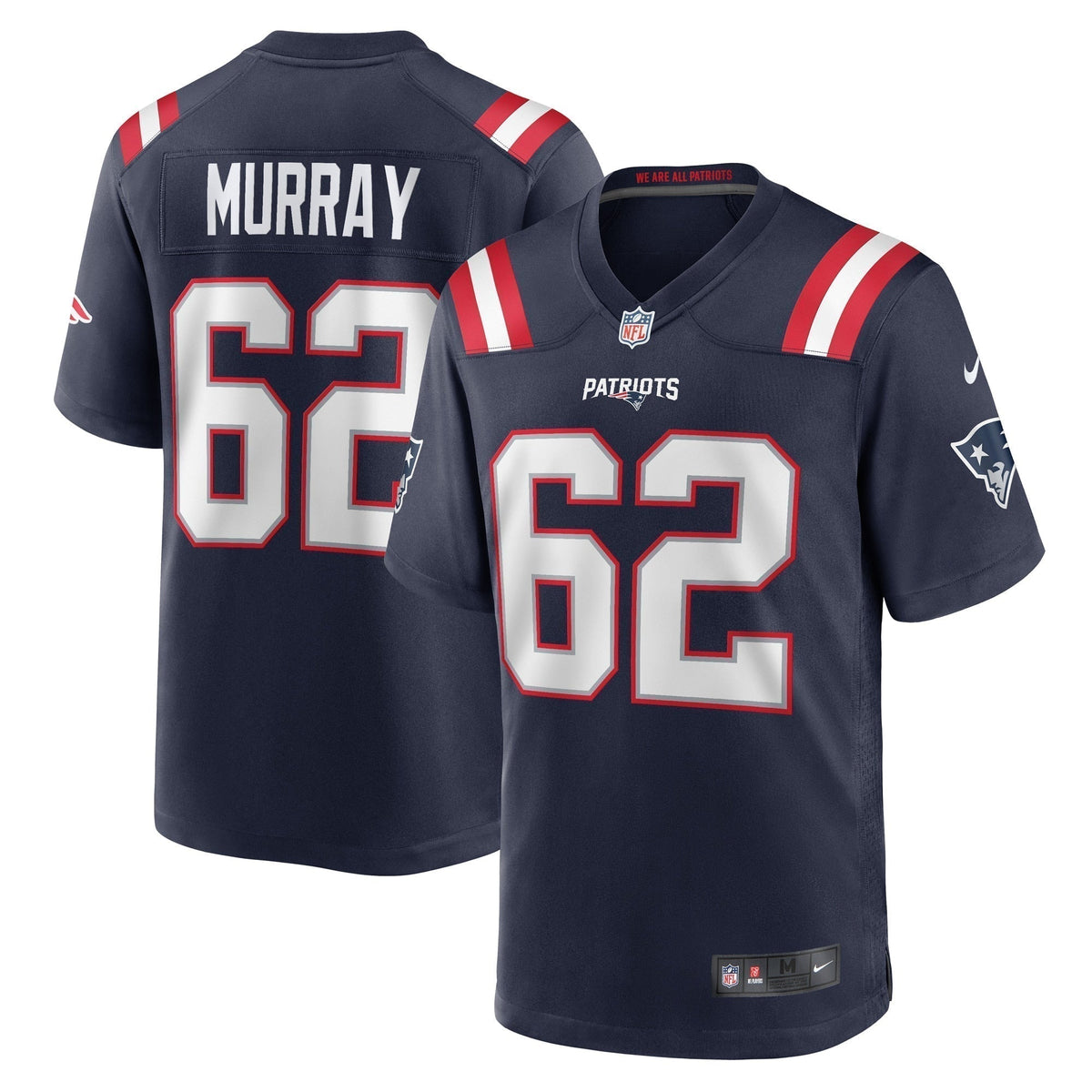 Bill Murray New England Patriots  Game   Jersey - Navy