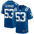Shaquille Leonard Indianapolis Colts  Game   Jersey - Royal