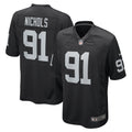 Bilal Nichols Las Vegas Raiders  Game   Jersey - Black