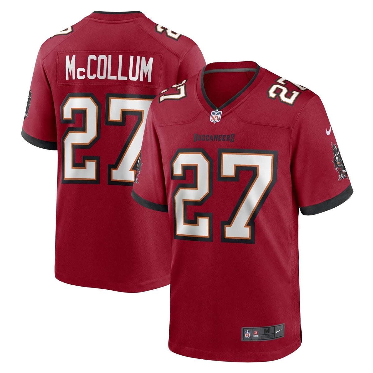 Zyon McCollum Tampa Bay Buccaneers  Game   Jersey - Red