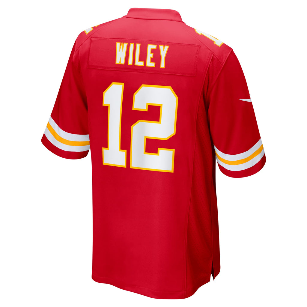 Jared Wiley Kansas City Chiefs   Game Jersey -  Red