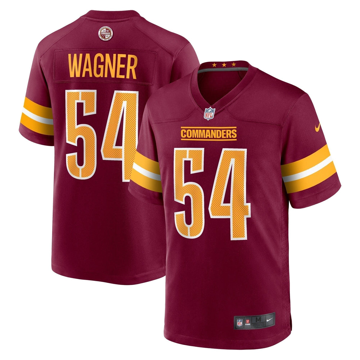 Bobby Wagner Washington Commanders  Game   Jersey - Burgundy