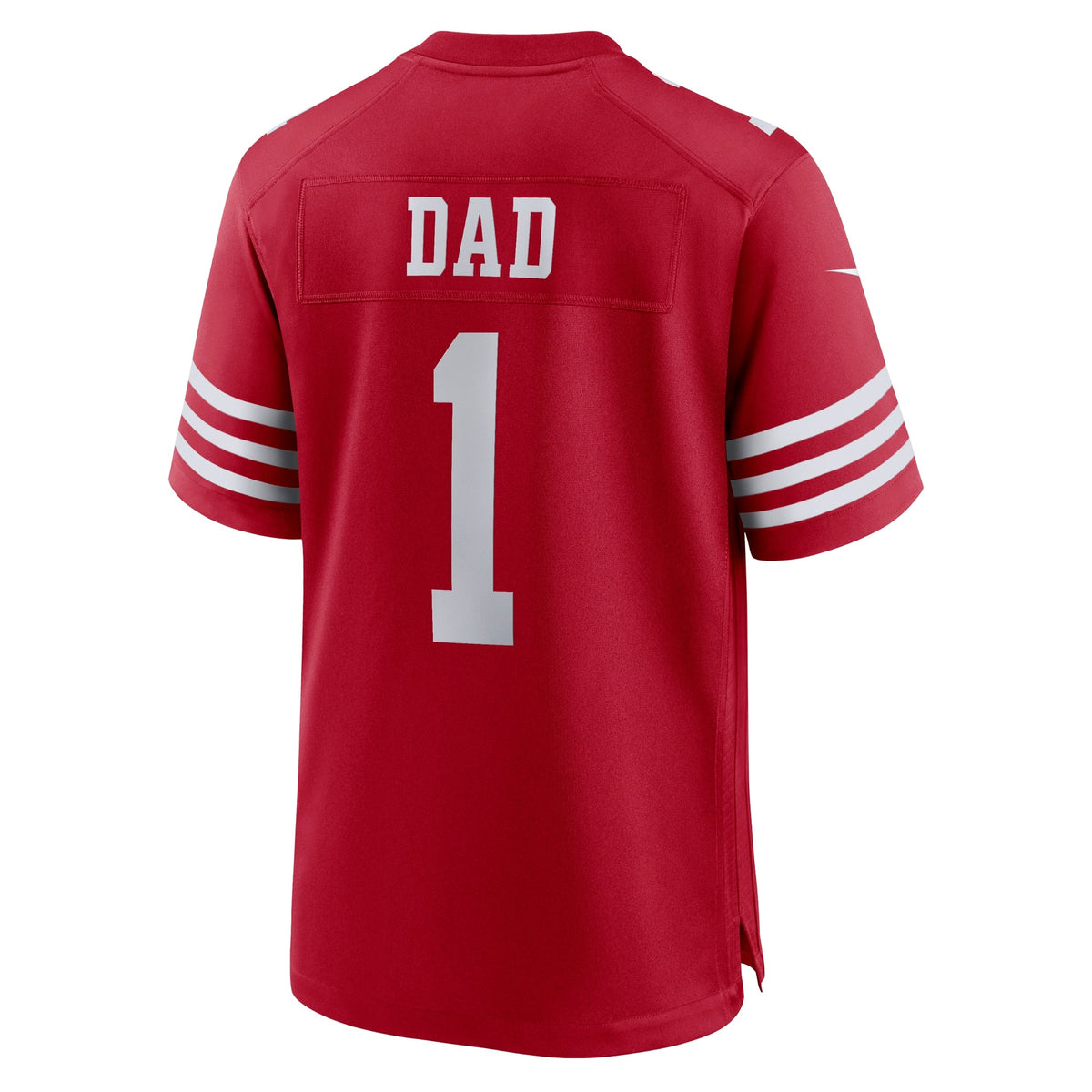 Number 1 Dad San Francisco 49ers  Game Jersey - Scarlet