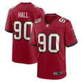Logan Hall Tampa Bay Buccaneers  Game   Jersey - Red