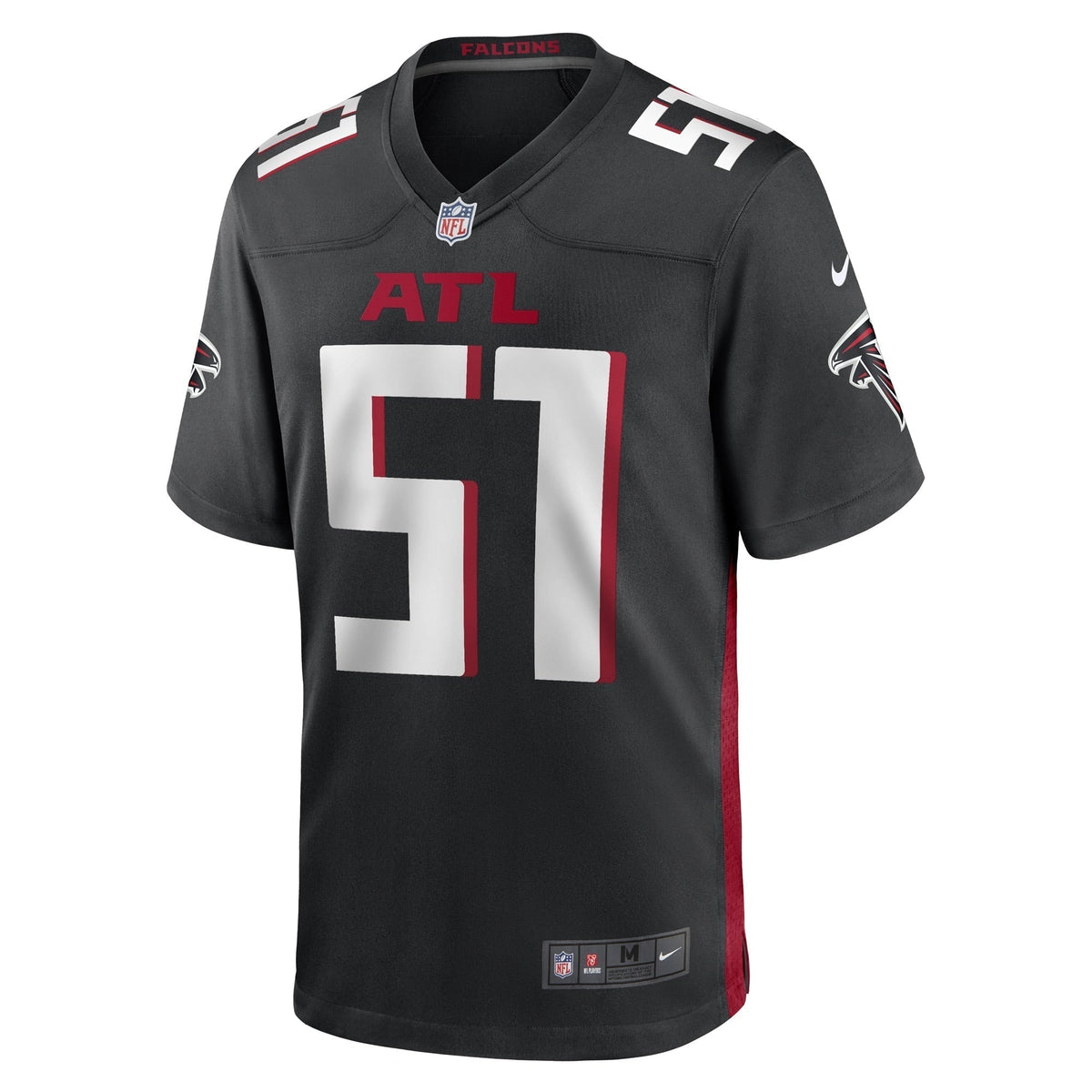 DeAngelo Malone Atlanta Falcons  Game   Jersey - Black