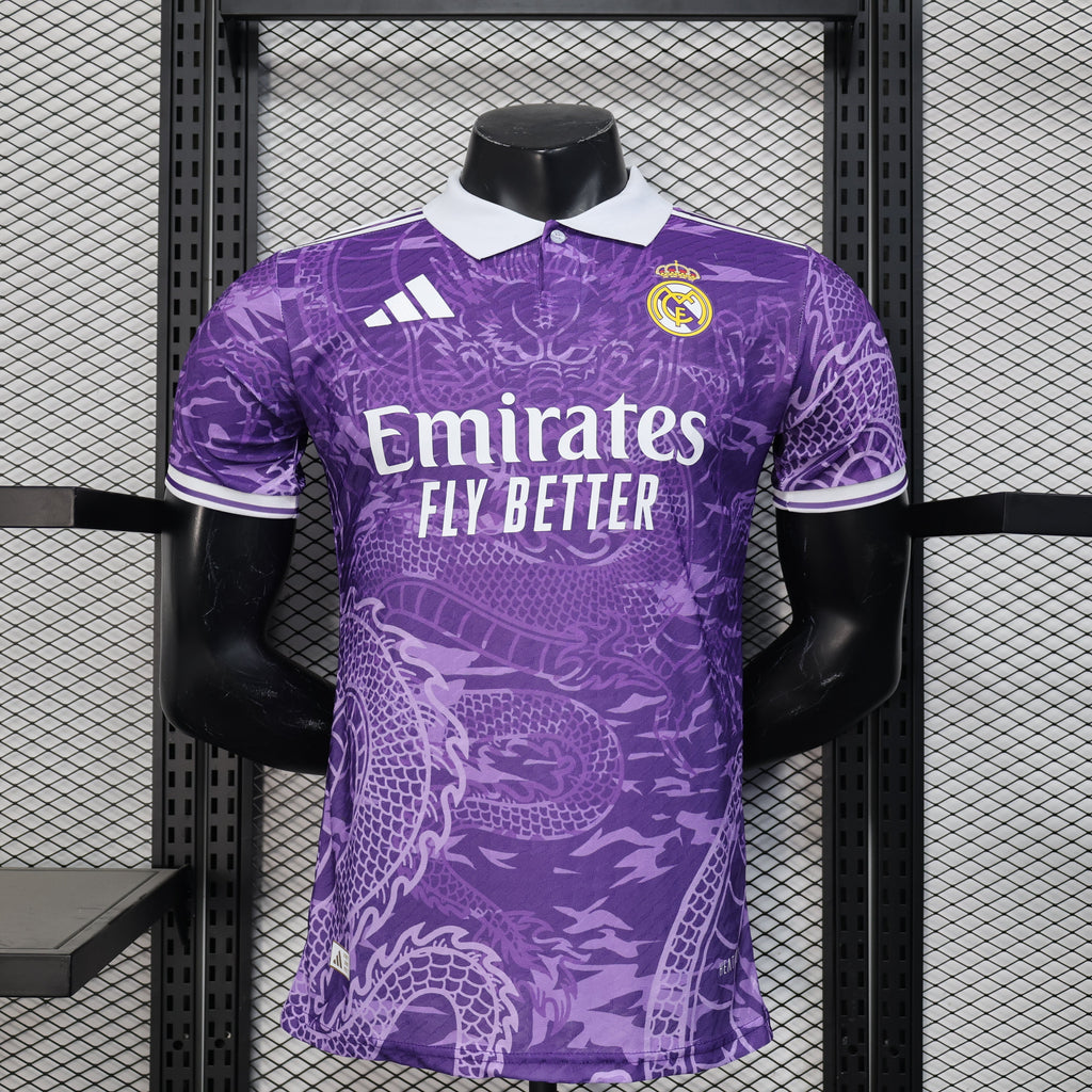 2026 Real Madrid Dragon Purple Player Version Jersey