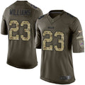 Bills #23 Aaron Williams Green Men's Stitched NFL Limited Salute To Service Jersey