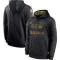 Men's Seattle Seahawks 2020 Salute to Service Hoodie Black