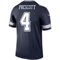 D.Cowboys #4 Dak Prescott Navy Legend Player Performance Top Jersey
