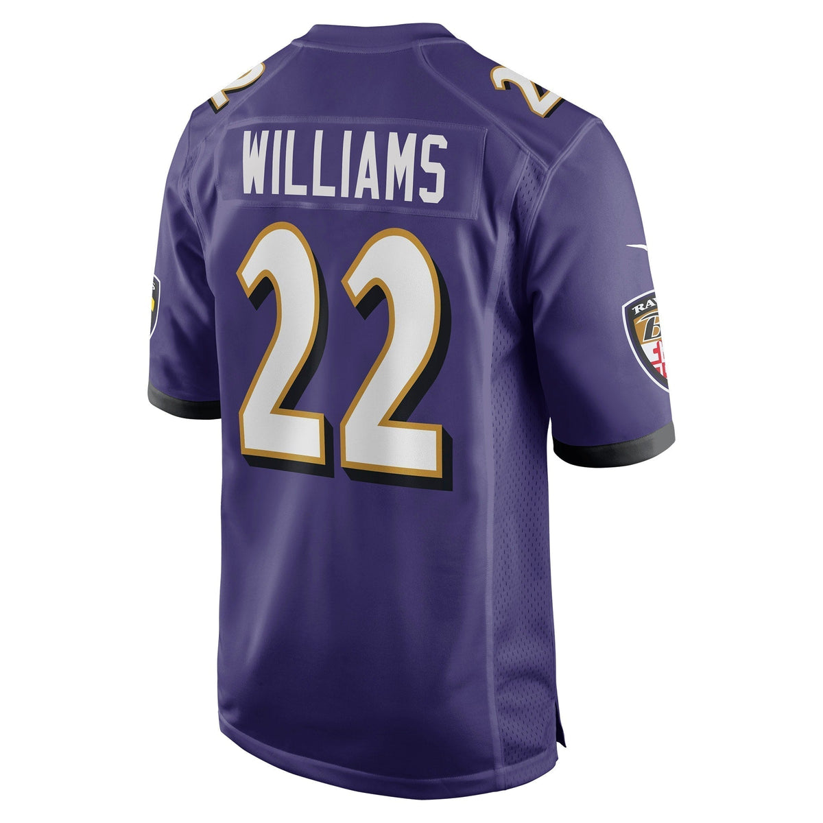 Damarion Williams Baltimore Ravens    Game Jersey - Purple