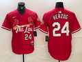 Men's St. Louis Cardinals Whitey Herzog #24 Red 2024 City Connect Limited Player Jersey1