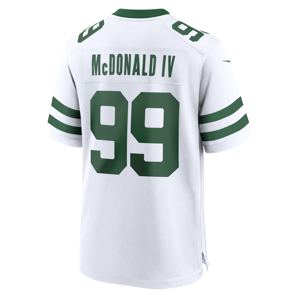 Will McDonald IV New York Jets  Game Jersey - Legacy White