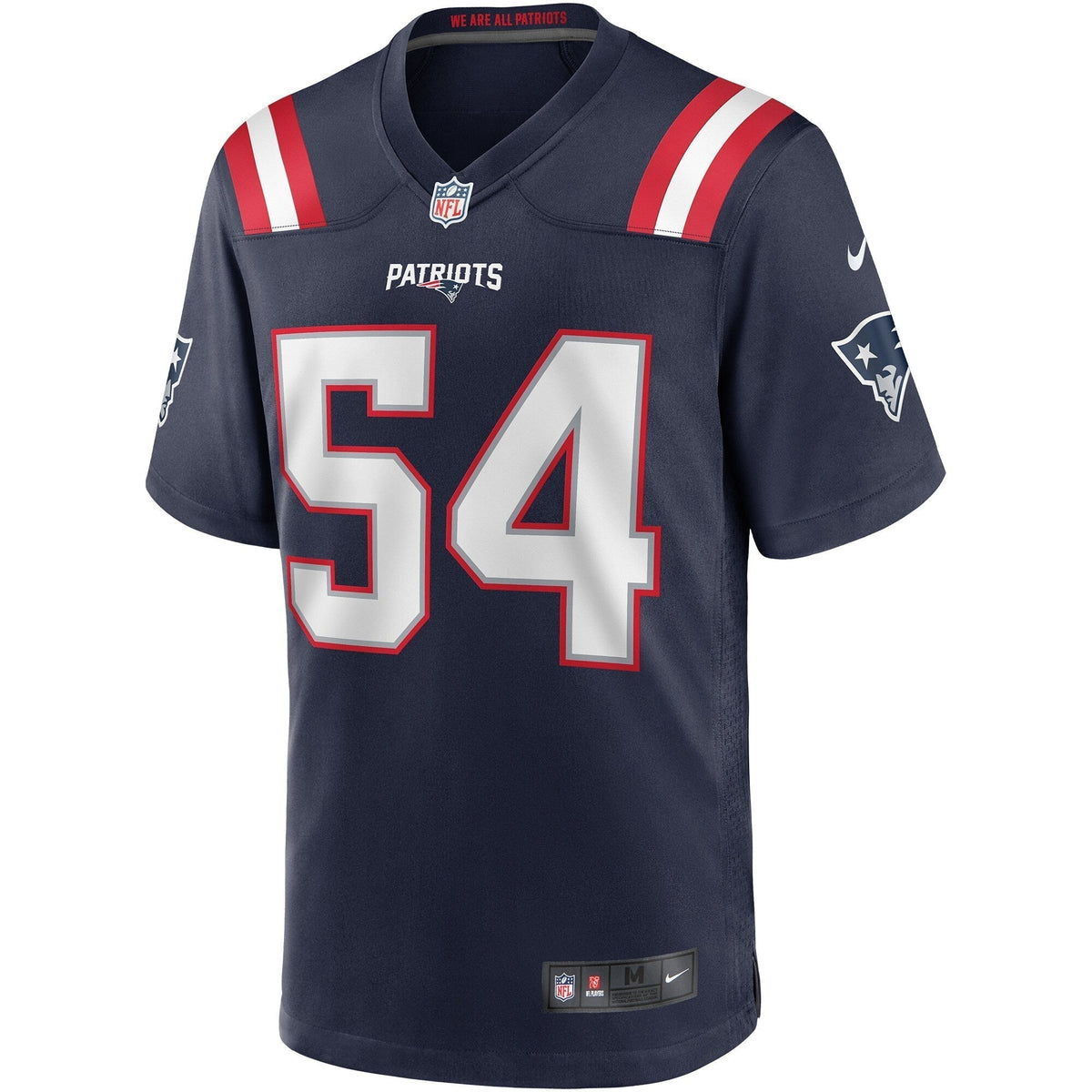 Tedy Bruschi New England Patriots  Game Retired   Jersey - Navy