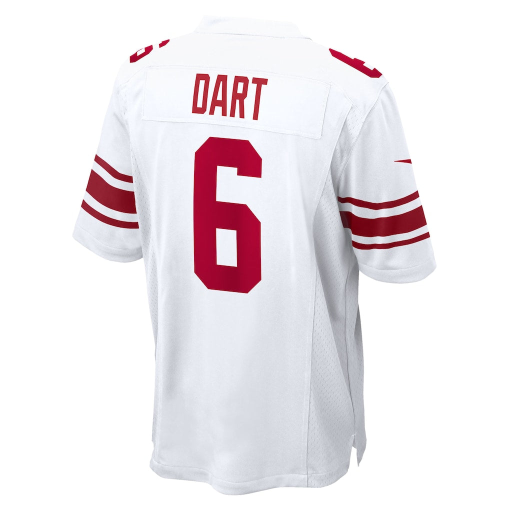 NY.Giants #6 Jaxson Dart White Game Jersey