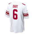 NY.Giants #6 Jaxson Dart White Game Jersey