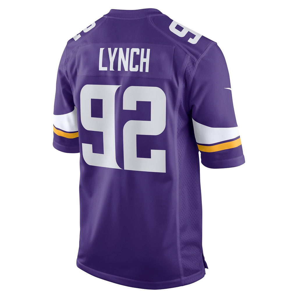 James Lynch Minnesota Vikings  Game   Jersey - Purple
