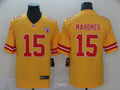 Men's Kansas City Chiefs Patrick Mahomes Yellow Player Game Jersey1