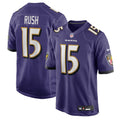 Baltimore Ravens Cooper Rush Purple Team Game Jersey