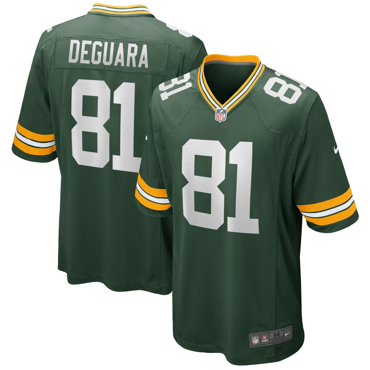 Josiah Deguara Green Bay Packers    Game Jersey - Green