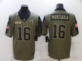 Men's San Francisco 49ers Joe Montana Brown Player Game Jersey