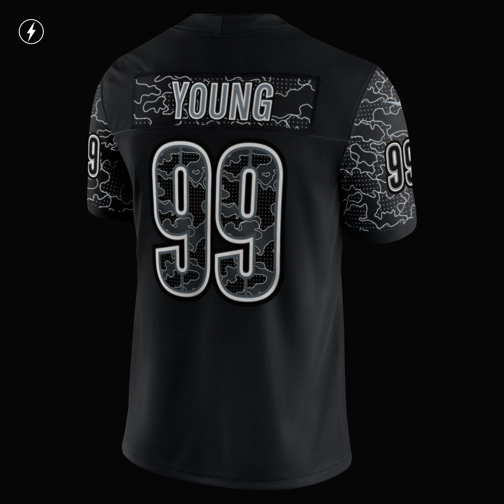 Chase Young Washington Commanders  RFLCTV Limited Jersey - Black