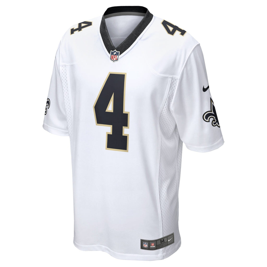 Derek Carr New Orleans Saints  Game   Jersey - White