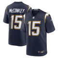 Los Angeles Chargers Ladd McConkey Navy Alternate Super Chargers Game Player Jersey