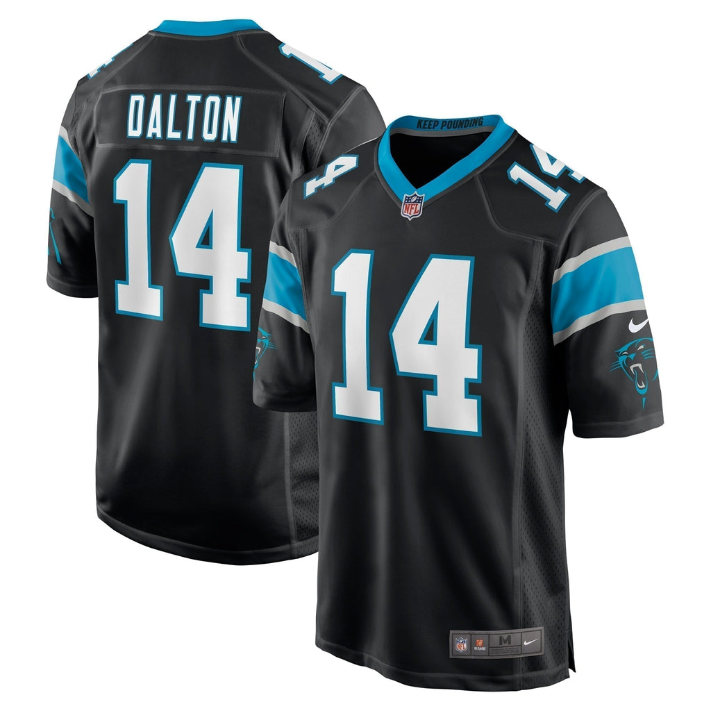 Andy Dalton Carolina Panthers  Game   Jersey - Black