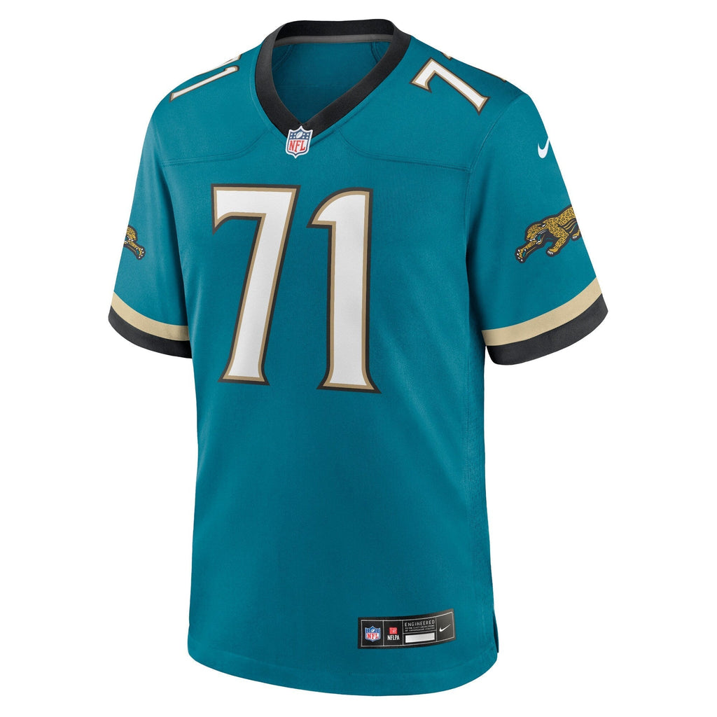 Tony Boselli Jacksonville Jaguars  Prowler Throwback Retired   Game Jersey - Teal