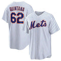 New York Mets #62 Jos Quintana White Home Replica Player Jersey Baseball Jerseys