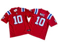 New England Patriots 10# Mac Jones  Vapor F.U.S.E. Limited Red Jersey