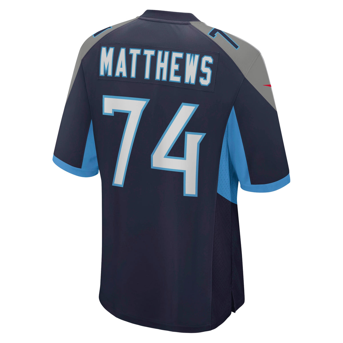 Bruce Matthews Tennessee Titans  Retired   Jersey - Navy