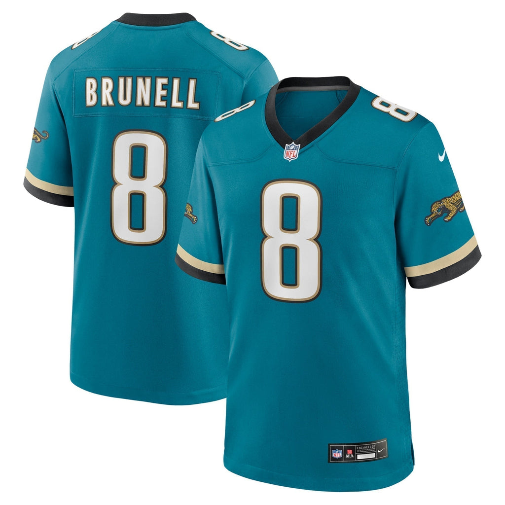 Mark Brunell Jacksonville Jaguars  Prowler Throwback Retired   Game Jersey - Teal