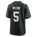 NY.Jets #5 Garrett Wilson Legacy Black Alternate Game Jersey