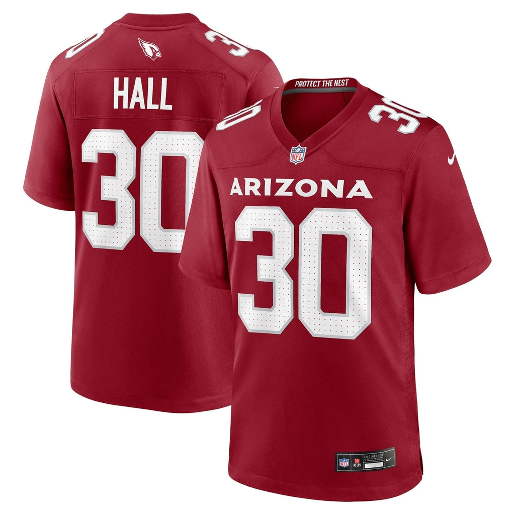 Darren Hall Arizona Cardinals  Team Game Jersey -  Cardinal