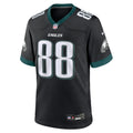 Philadelphia Eagles Dallas Goedert Black Alternate Game Jersey