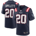 Gino Cappelletti New England Patriots  Game Retired   Jersey - Navy