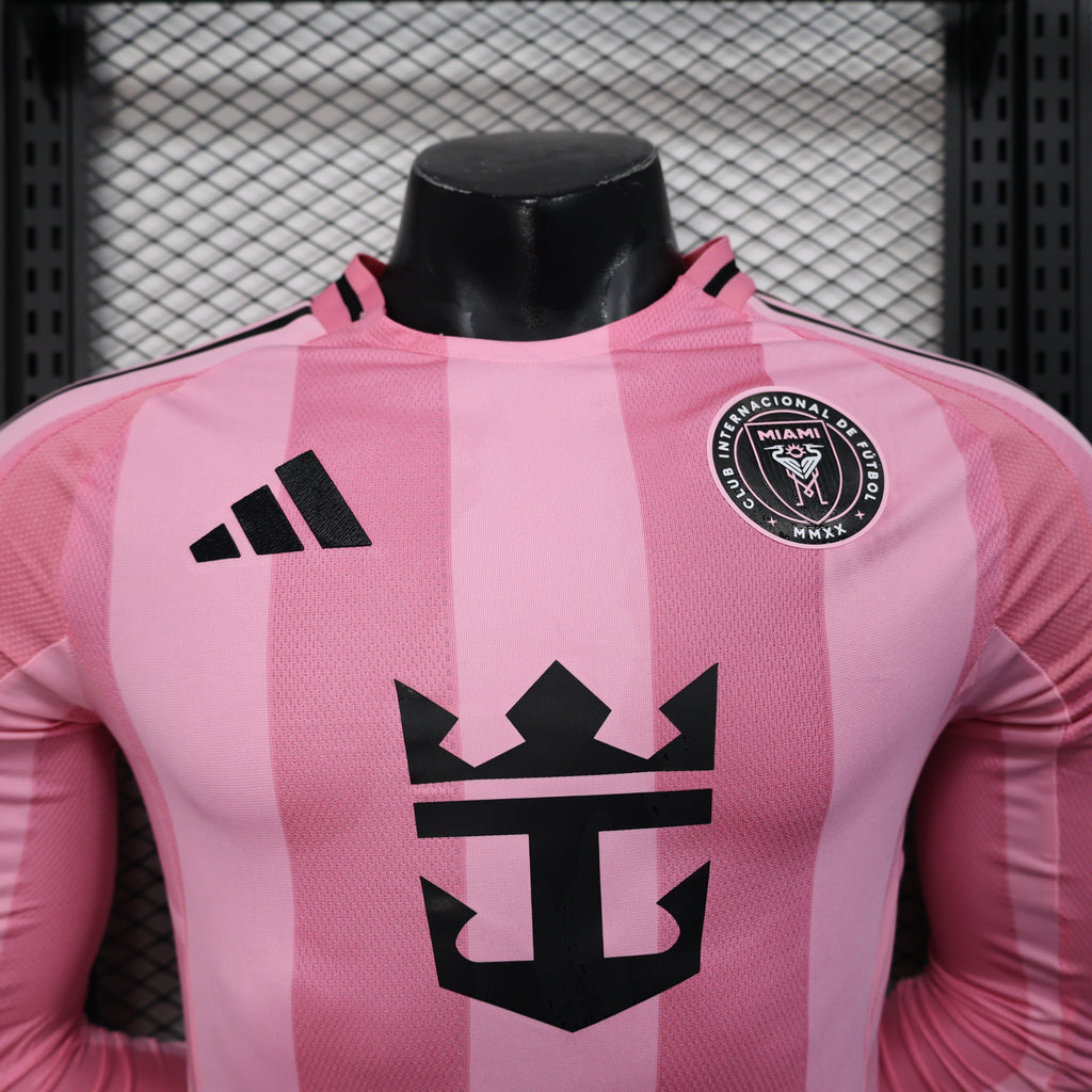 2026 Miami Pink Home Player Version JerseyLong Sleeve
