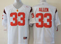 Men's USC Trojans Marcus Allen #33 White Player Game Jersey