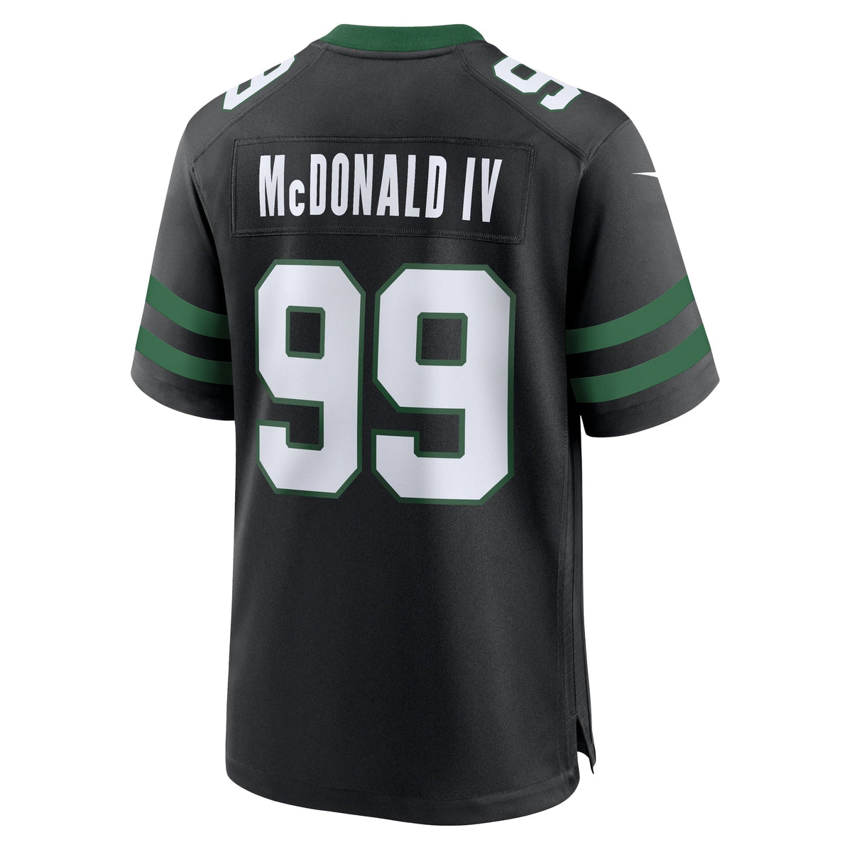 Will McDonald IV New York Jets  Alternate Game Jersey - Legacy Black