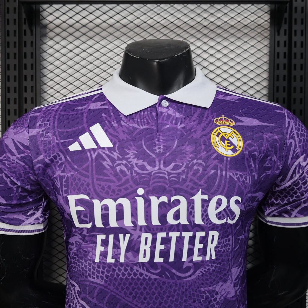 2026 Real Madrid Dragon Purple Player Version Jersey