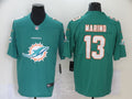 Men's Miami Dolphins Dan Marino #13 Green Player Game Jersey1